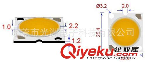 COB面光源 7W LED發(fā)光二極管正白光