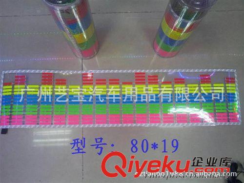廠(chǎng)家批發(fā) 后擋風(fēng)玻璃節(jié)奏氣氛燈隨音樂(lè)閃 動(dòng)感車(chē)標(biāo) 發(fā)光車(chē)貼原始圖片2