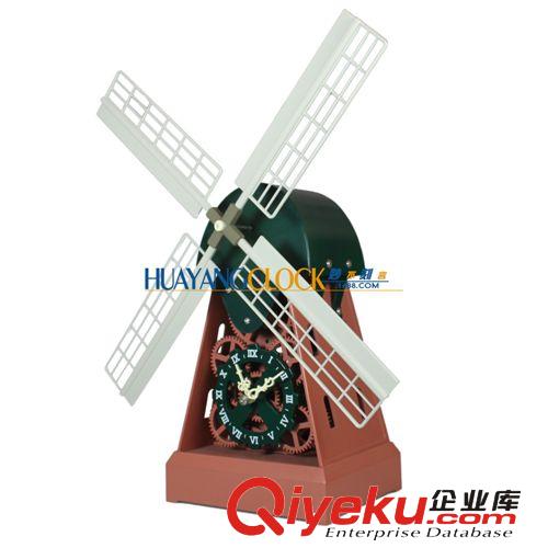 妙刻品牌荷蘭風車創(chuàng)意鐘時尚家居座鐘歐式風格工藝品HY-G091-G