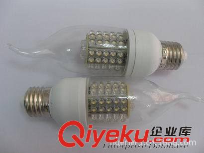 LED蠟燭燈（HA005D，66LED，透明浮白殼）裝飾用燈