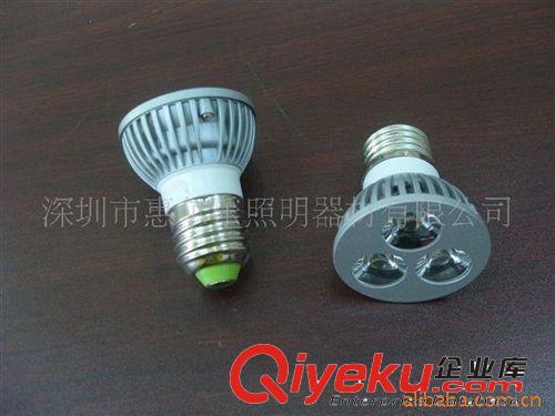 3*1w 大功率LED燈杯，LED射燈HE003G原始圖片3