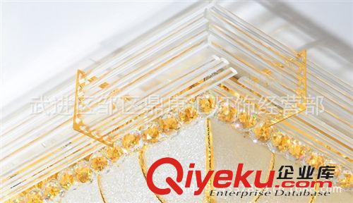 批發(fā)現(xiàn)代金色水晶燈，客廳黃水晶燈，時(shí)尚大氣9803/長(zhǎng)原始圖片3