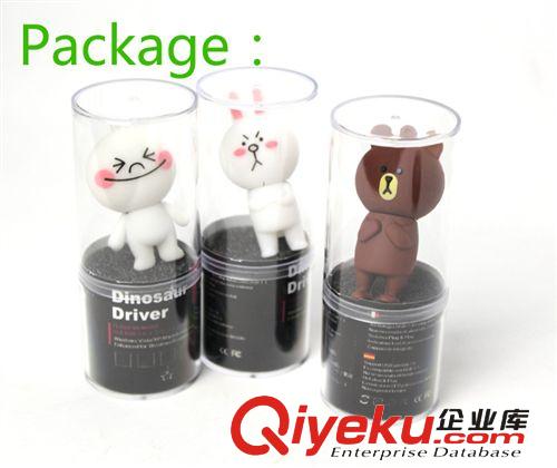 超火爆臺灣APP軟件 LINE限量立體公仔U盤 8G/USB memory stick原始圖片2