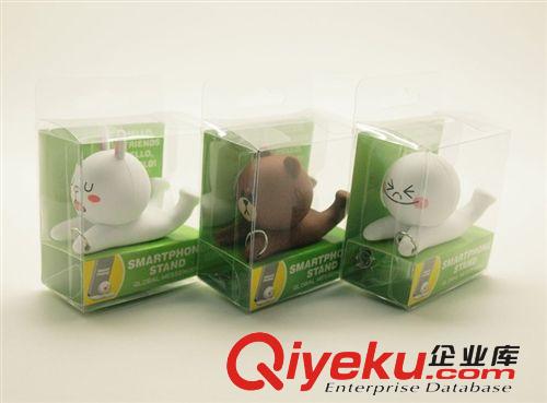 廠家直銷(xiāo) LINE連我微信造型 東南亞日韓臺(tái)灣熱銷(xiāo)造型趴趴手機(jī)支架原始圖片3
