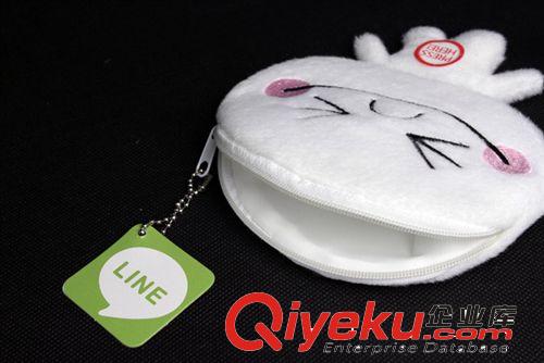 臺灣東南亞火爆 LINE連線造型布朗熊零錢包 收納小掛包 鑰匙包原始圖片3