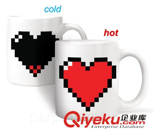 奇物集 PIEXL HEART MORPH MUG 马赛克心形变色杯