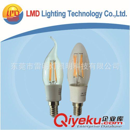 现货供应装饰专用3.5W 4W线型LED牛尾灯丝蜡烛灯