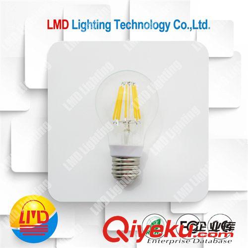 A19白色膠座 A60,LED鎢絲燈，新款花形，8條燈絲，LED球泡燈原始圖片2