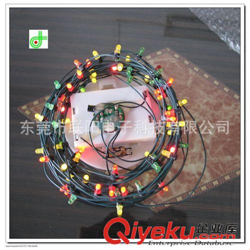 供應(yīng)新奇特?zé)舸我饩嚯xLED圣誕節(jié)慶燈串 閃光LED玩具電子用品原始圖片3