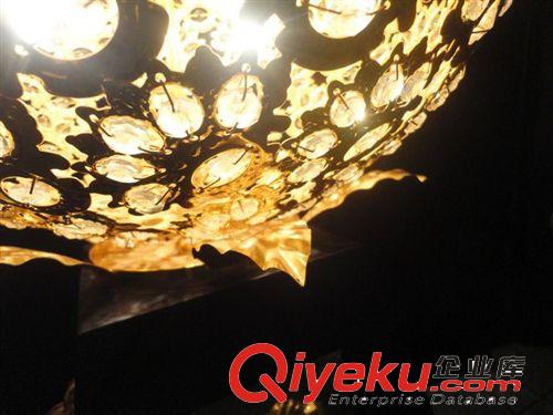 工藝擺設燈酒店大堂開業慶典珠寶店金元寶水晶落地燈財源滾滾圓球