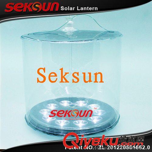 【SEKSUN】 太陽能帳篷充氣燈 充氣野營燈 救生閃光燈 玩具燈原始圖片3