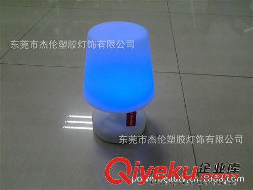 LED臺燈 PE發(fā)光臺燈 家居裝飾 七彩變色可遙控可充電原始圖片2