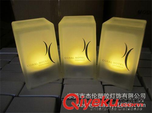 LED充電吧臺燈 73*130MM方形酒吧臺燈 玻璃磨砂表面 酒吧情趣燈