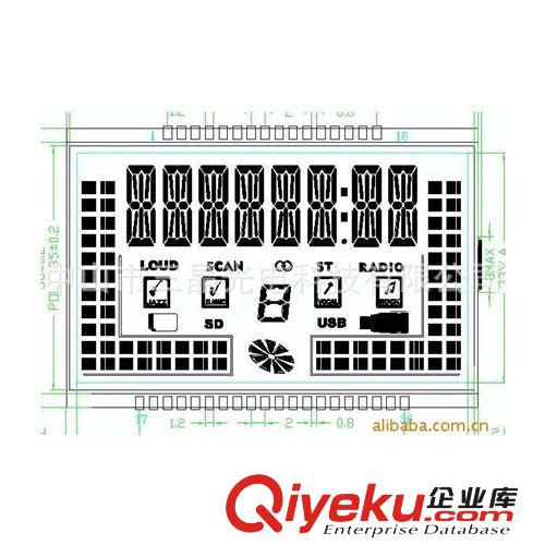 品牌廠家供應(yīng) 熱水器LCD液晶顯示屏