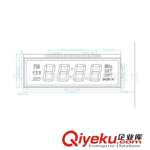 供應(yīng)用于MP3、 收音機(jī)等的液晶顯示屏原始圖片2