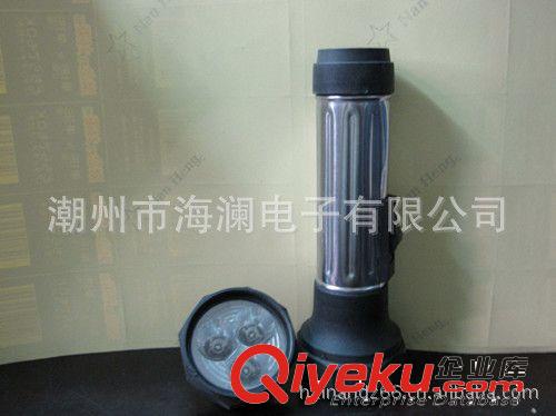 2節(jié)1號電池LED手電筒 鐵塑手電筒 全膠手電筒 手電筒廠商原始圖片2