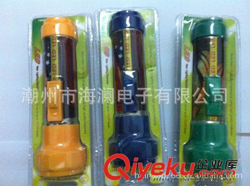 2節(jié)1號電池LED手電筒 鐵塑手電筒 全膠手電筒 手電筒廠商原始圖片3