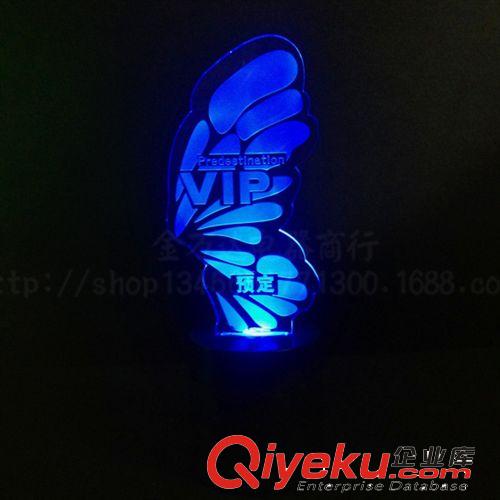 充電LED酒吧叔雕刻VIP訂位 預(yù)定訂留座 貴賓 嘉賓led預(yù)留吧臺燈原始圖片2