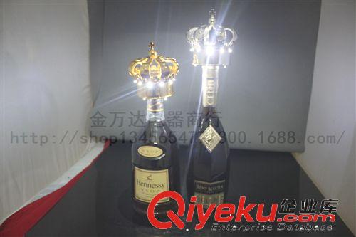 充電LED 金銀hg頭 酒吧 香檳酒 發光 冷煙花 裝飾冠原始圖片3