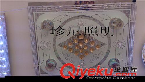 l廠家直銷 供應各種水晶玻璃平板吸頂燈防水 簡約現代中式吸頂燈原始圖片3