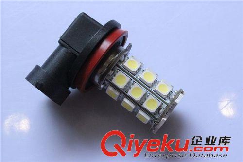 廠家直銷 H11 5050 27燈 改裝汽車裝潢高亮LED前防霧燈泡 霧燈原始圖片2