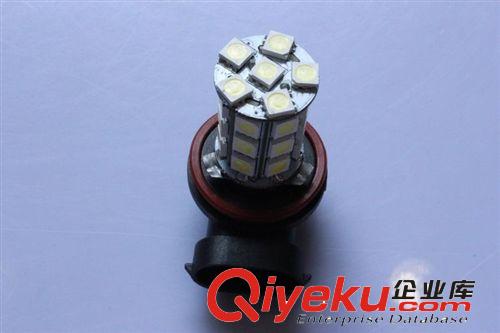 廠家直銷 H11 5050 27燈 改裝汽車裝潢高亮LED前防霧燈泡 霧燈原始圖片3