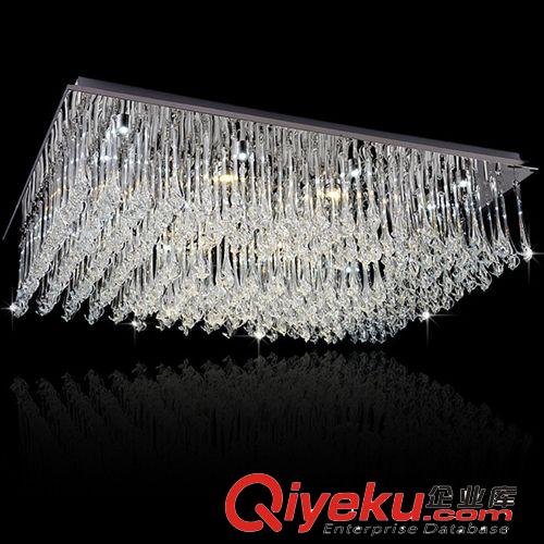 水晶燈批發led 酒店水晶燈客廳水晶燈現代簡約遙控分段水晶燈原始圖片2