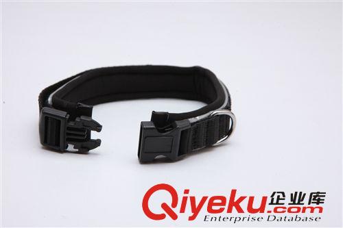 廠家直銷 潛水料黑色 寵物牽引帶套裝 泰迪 金毛大中小型犬原始圖片2