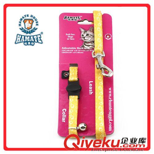 哈美特寵物用品批發(fā) 紅色閃光印花 寵物貓胸帶 外貿(mào)訂單 交期快