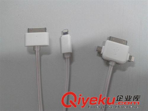 {zx1}款雙色光纖線 LED充電線 三星 蘋果手機數據線 零售不批發原始圖片2