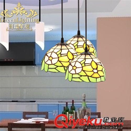 地中海田園歐式蒂凡尼吊燈飾餐廳簡歐臥室燈溫馨兒童房蒂芙尼吊燈原始圖片2