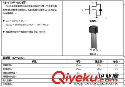 100V 2A NMOS管原始圖片3