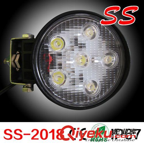 廠家直銷低功率18W LED工作燈 超亮LED 車頂燈 汽車改裝燈