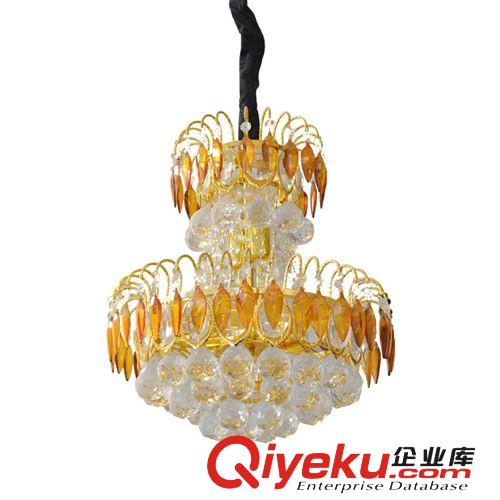 星亮 水晶吊燈現代簡約吊燈金色led水晶燈餐廳燈圓形客廳燈具原始圖片2
