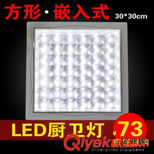 LED廚衛(wèi)燈 吊頂燈 暗裝嵌入式廚房衛(wèi)生間吸頂燈