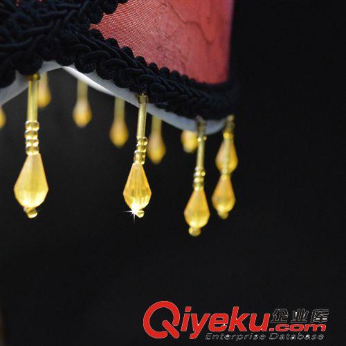 歐式創(chuàng)意時(shí)尚宜家 臥室床頭裝飾 書房小客廳 布藝臺(tái)燈原始圖片3