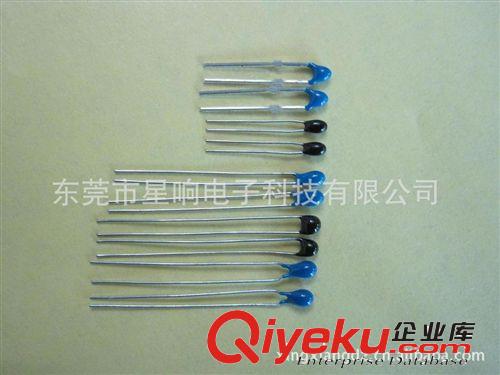 藍色環(huán)氧封裝NTC熱敏電阻  藍頭NTC熱敏電阻  10K，1%，3435原始圖片3