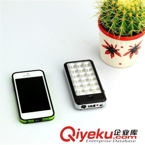 雅格手機移動電源 iphone5蘋果4s手機充電寶 鋰電2800毫安 帶臺燈原始圖片3