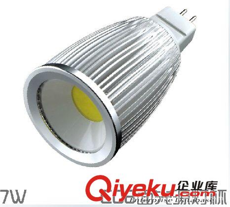 LED射燈燈杯COB面光源7W12V 220VE14 E27 MR16 GU10 GU5.3燈頭