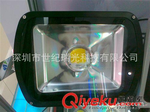 帶乳白色磨砂玻璃50W LED投光燈，超高亮防眩光投光燈廠家直銷