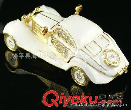 鑲鉆老爺車(chē) 汽車(chē)香水 車(chē)載香水座 水晶鉆 DAD車(chē)用擺件 大燈車(chē)車(chē)飾原始圖片3