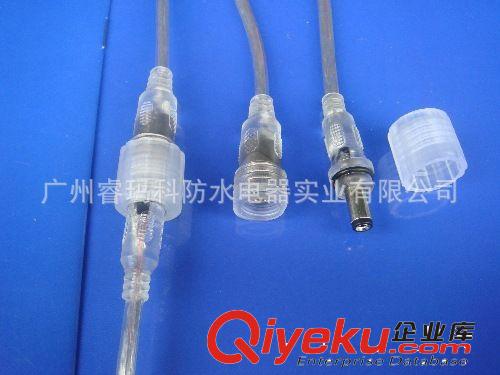 廠家定做DC扁線插頭 2*0.75平方扁線 H05VV-F扁線DC端子插頭原始圖片2