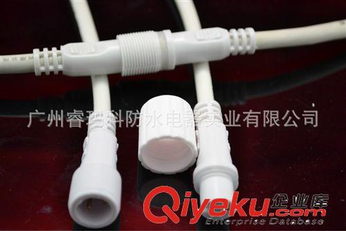 【廠家批發】led防水公母接頭 帶線防水注塑接頭 接頭芯數2-8芯原始圖片2