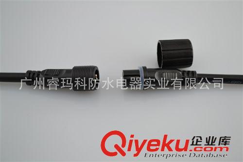 【廠家批發】led防水公母接頭 帶線防水注塑接頭 接頭芯數2-8芯原始圖片3