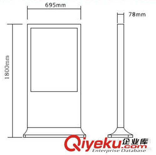 【廣告機(jī)】日美 47觸摸寸多媒體設(shè)備 液晶戶(hù)外樓宇落地立式網(wǎng)絡(luò)