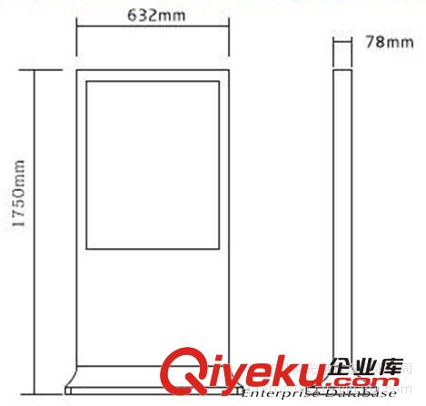 【廣告機】日美 42寸觸摸多媒體設備 液晶戶外樓宇落地立式網(wǎng)絡原始圖片2