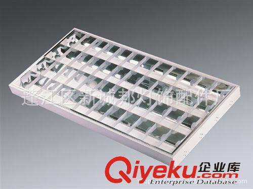 T8明裝燈盤 反光鋁 4*40W 格柵燈燈盤原始圖片2