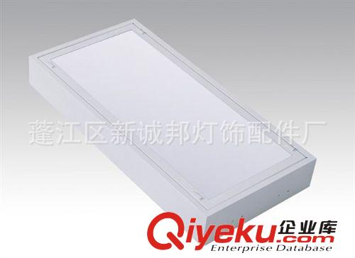 供應明裝燈盤 T8 300*610 2*20W 格柵燈燈盤 奶白燈盤 奶白片原始圖片2
