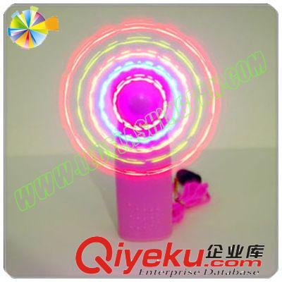 廠家直銷　創意發光禮品 　LED閃光風扇　七彩閃光風扇 廣告風扇原始圖片3