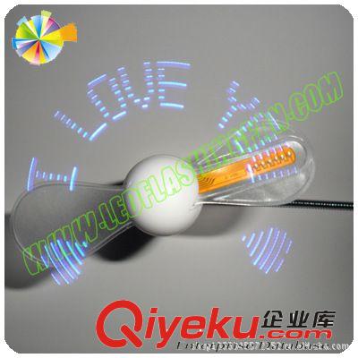 手提電腦USB風扇 直插式USB風扇 可閃字 廠家直銷原始圖片3